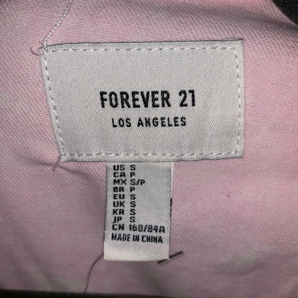 Forever 21 pink denim jacket size S - Picture 3 of 3